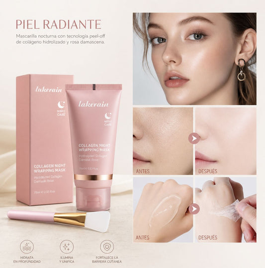 Mascarilla Envolvente de Colágeno - Cuidado  Nocturno Intensivo